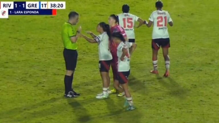 Escándalo con River: gestos racistas en el partido con Gremio por la Brasil Ladies Cup