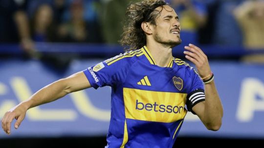 Cavani entrenó a la par del grupo: Russo evalúa si lo incluye en el debut de Boca