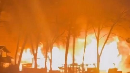 Contuvieron el incendio en un aserradero de Villa del Prado