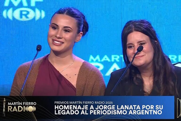 Martín Fierro de Radio 2025: el sentido homenaje a Jorge Lanata y el agradecimiento de sus hijas