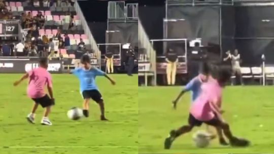 Ciro Messi deslumbró a los hinchas en la cancha de Inter Miami: caño, gol y talento heredado