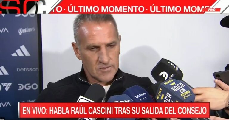 Raúl Cascini habló tras su salida del Consejo de Fútbol de Boca: «Como yo ya no trabajo más en el club a partir de ahora nos vamos a ver las caras»