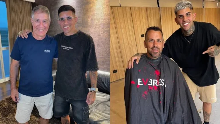 Los barberos de Central y Newells: el corte de Malcorra, lookear a Ángel Di María y Ever Banega