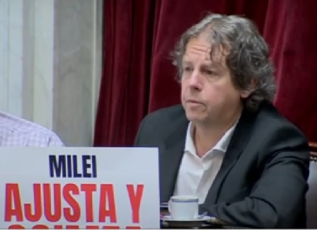 Castillo: «Pedían sacrificio a los trabajadores mientras cobraban coimas con la caja del Estado»