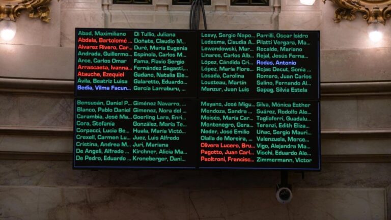 Uno por uno: así votaron los senadores para rechazar el veto a la emergencia en discapacidad