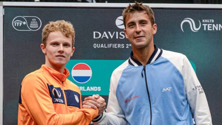 Copa Davis: se definió el cronograma de la serie entre Argentina y Países Bajos