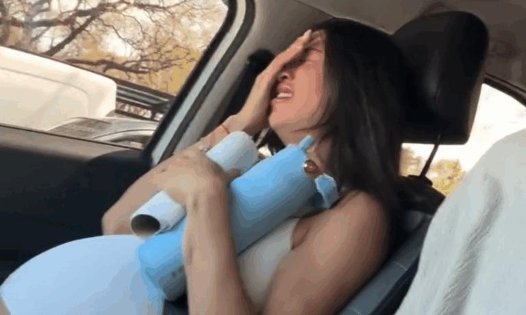 La China Ansa mostró un video inédito en pleno trabajo de parto de su hijo Rafael