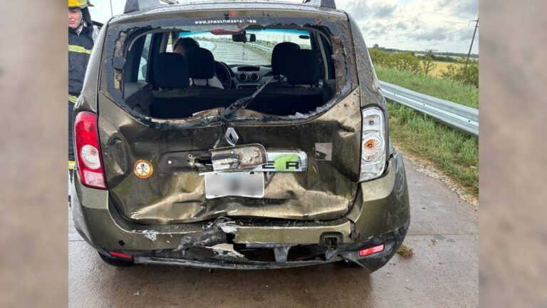 Choque múltiple en la autopista a Córdoba a la altura de Cañada de Gómez: hay cinco heridos