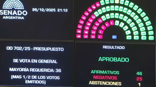 Vivo: El Senado aprobó todos los capítulos del Presupuesto 2026 y el Gobierno respira