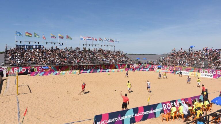 Verano en Rosario: arranca la Playa Olímpica en La Florida con la Copa Tricentenario de fútbol playa