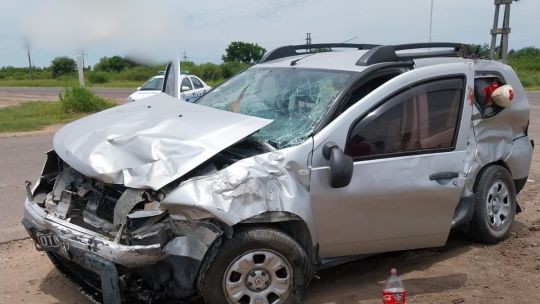 Violento choque en Chaco: cuatro integrantes de una familia de Córdoba fueron hospitalizados