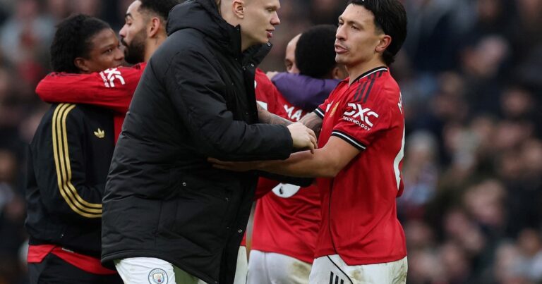 Lisandro Martínez y una desafiante declaración tras anular a Haaland en el clásico de Manchester: «A la cara no te dicen nada…»