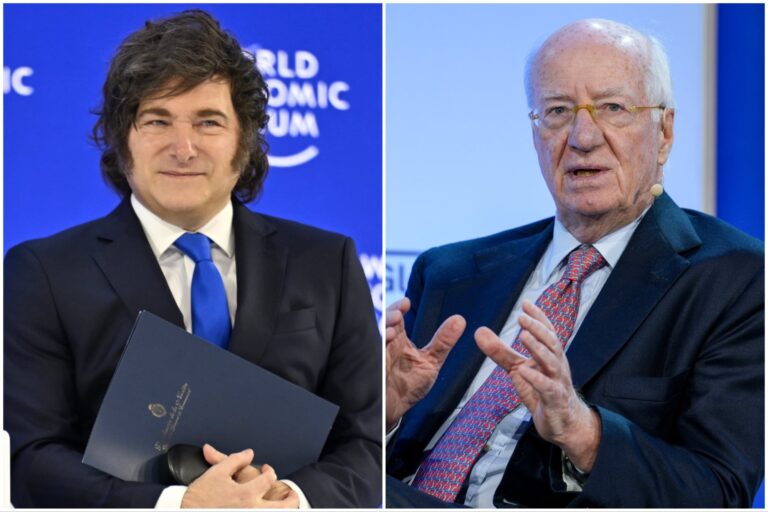 Javier Milei acusó a Paolo Rocca de conspirar contra el Gobierno