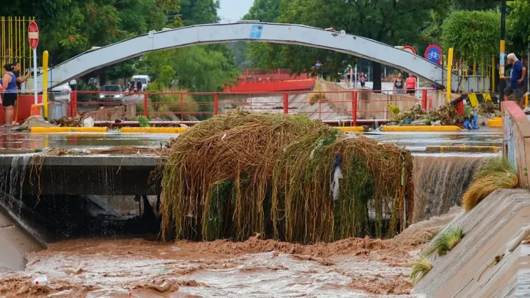 Temporal de lluvia, granizo y viento en Mendoza causó desbordes de cauces, cortes de energía y obligó a dramático rescate de tres niños