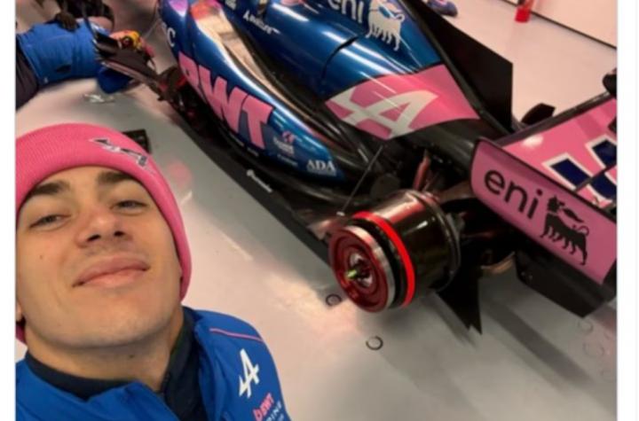 Franco Colapinto se mostró ?enamorado?